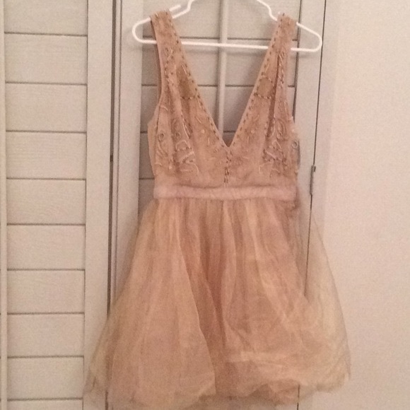 NWT Free People Déjà Vu Tulle Embellished Dress - Picture 6 of 8